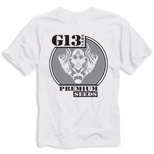 T-shirt - Grey Circle Gas Mask Logo