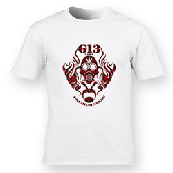 T-shirt - Gas Mask Logo Roses