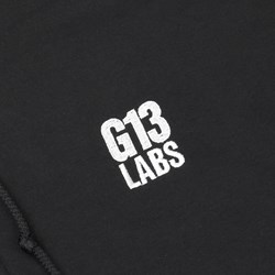 Zip Hoody - Embroidered G13 Labs Trademark - Black
